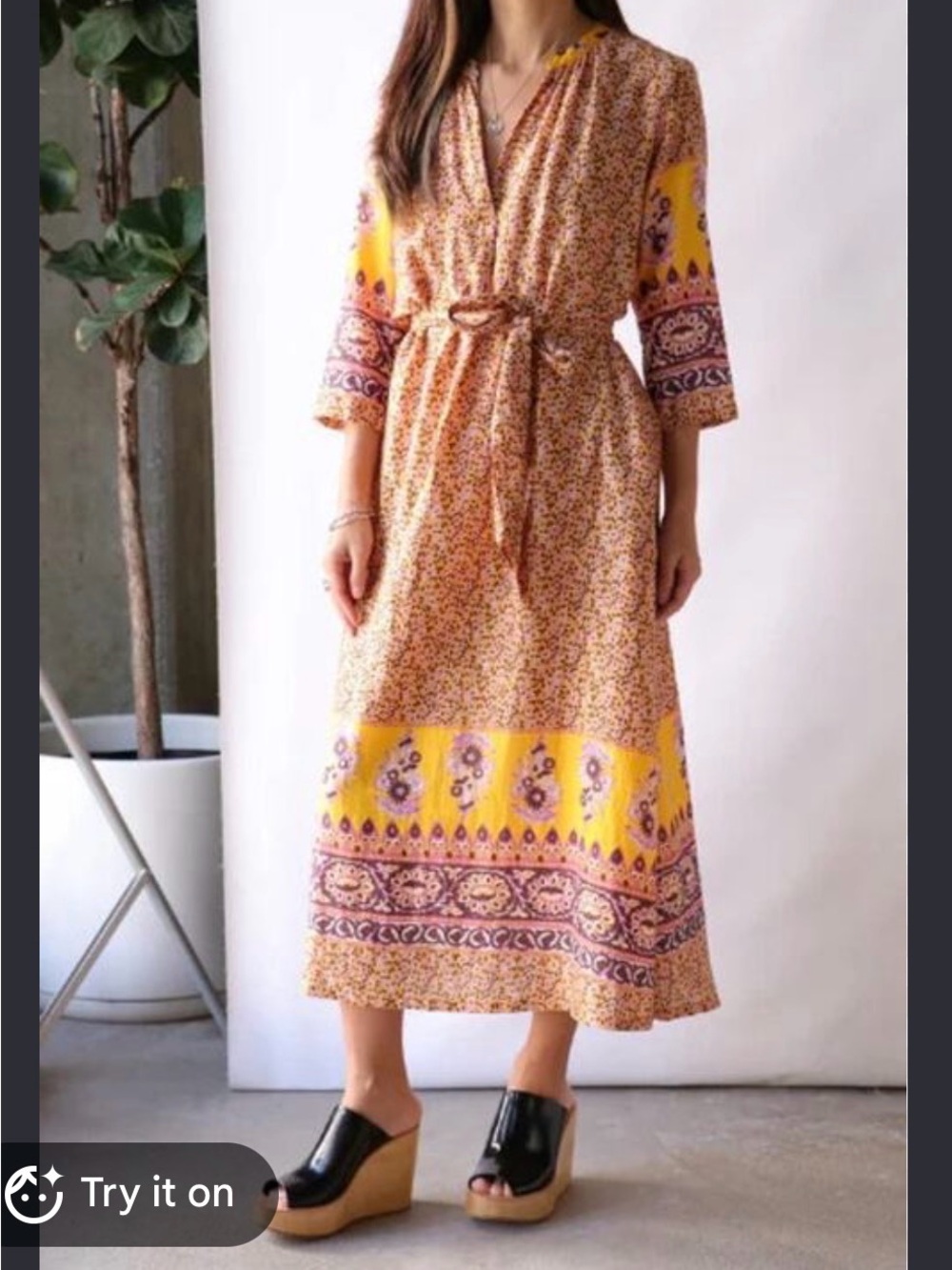 XiRENA Yellow Mystic Sun Joni Dress